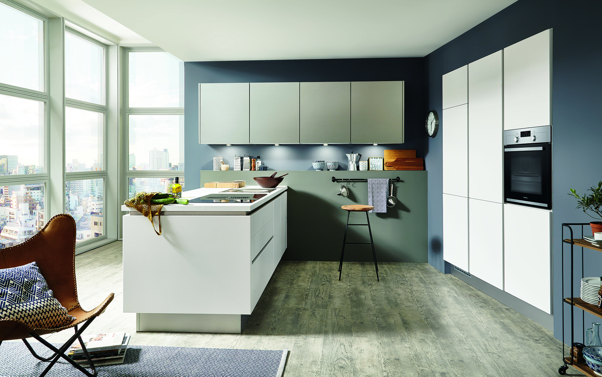 Nobilia Modern Matt U Shaped Handleless Kitchen 2021 | Lead Wolf, Peterborough