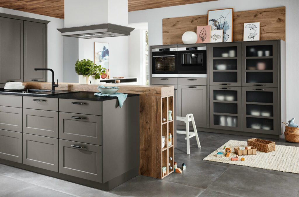 Nobilia Grey Country Style Shaker Kitchen 1 | Kutchenhaus, Orpington