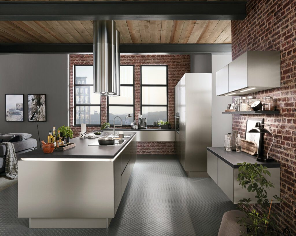 Nobilia Metallic Handleless Kitchen 1 | Kutchenhaus, Orpington